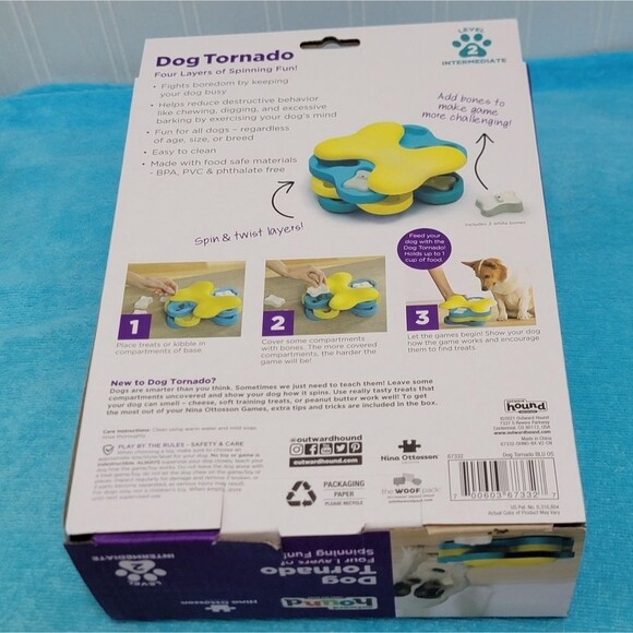 NEW IN BOX Outward Hound Dog Tornado Interactive Treat Puzzle - Picture 4 of 7